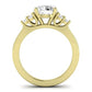 Alyssa Diamond Matching Band Only (does Not Include Engagement Ring) For Ring With Round Center yellowgold