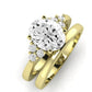 Alyssa Oval Diamond Bridal Set (Lab Grown Igi Cert) yellowgold