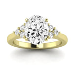 Alyssa Oval Diamond Engagement Ring (Lab Grown Igi Cert) yellowgold
