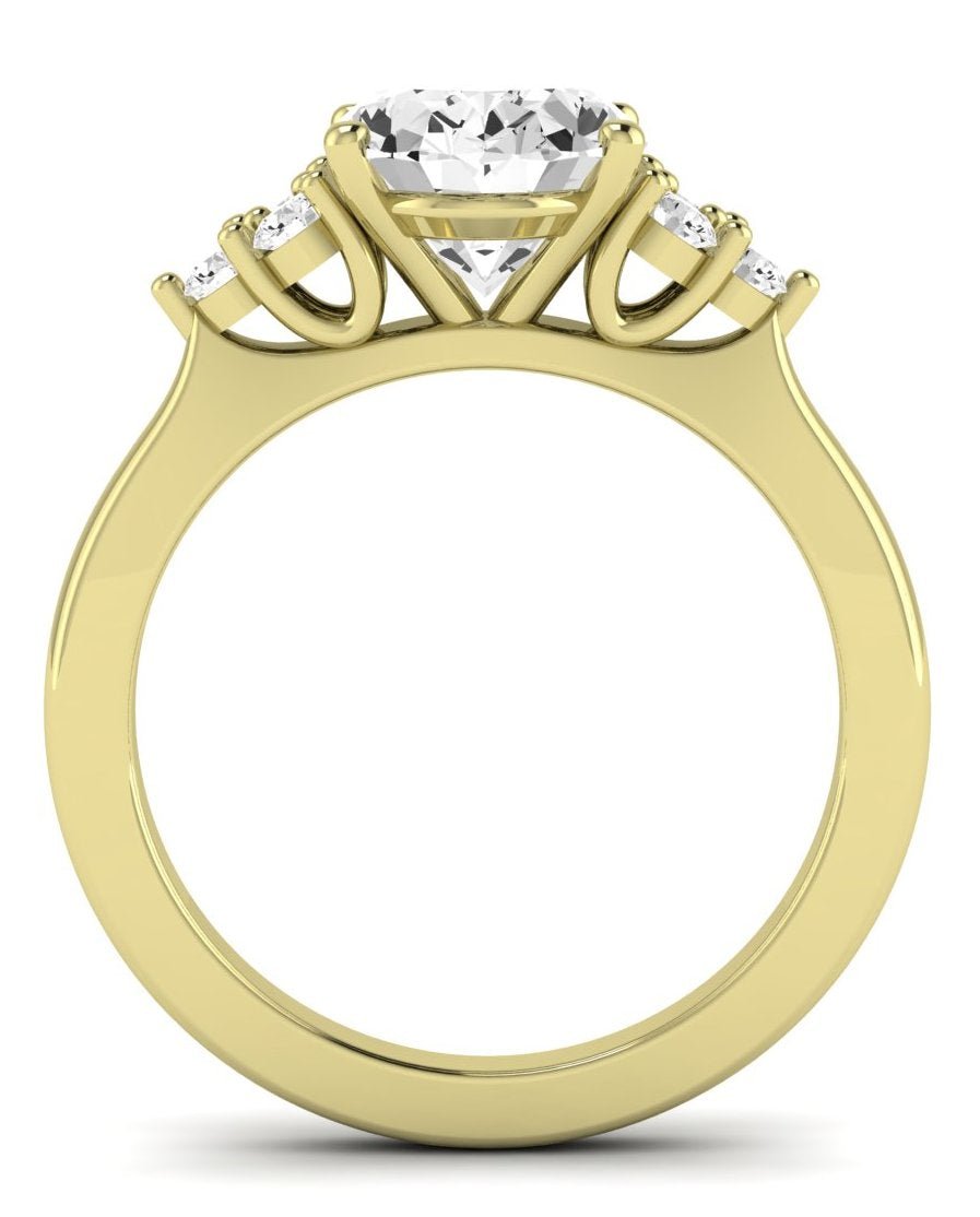 Alyssa Oval Diamond Engagement Ring (Lab Grown Igi Cert) yellowgold