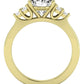 Alyssa Oval Diamond Engagement Ring (Lab Grown Igi Cert) yellowgold