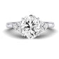 Alyssa Oval Diamond Engagement Ring (Lab Grown Igi Cert) whitegold