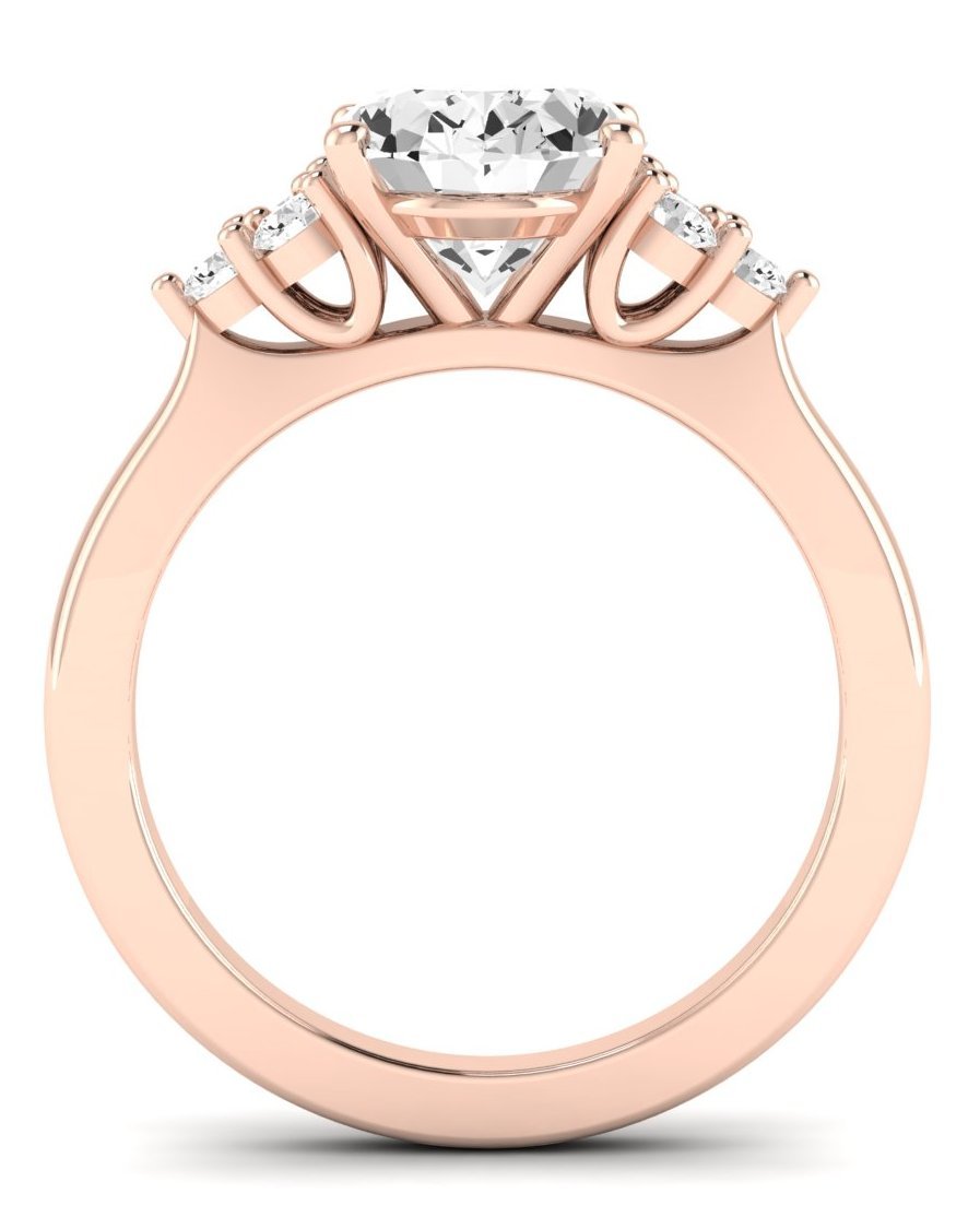 Alyssa Oval Diamond Engagement Ring (Lab Grown Igi Cert) rosegold