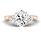 Alyssa Oval Diamond Engagement Ring (Lab Grown Igi Cert) rosegold