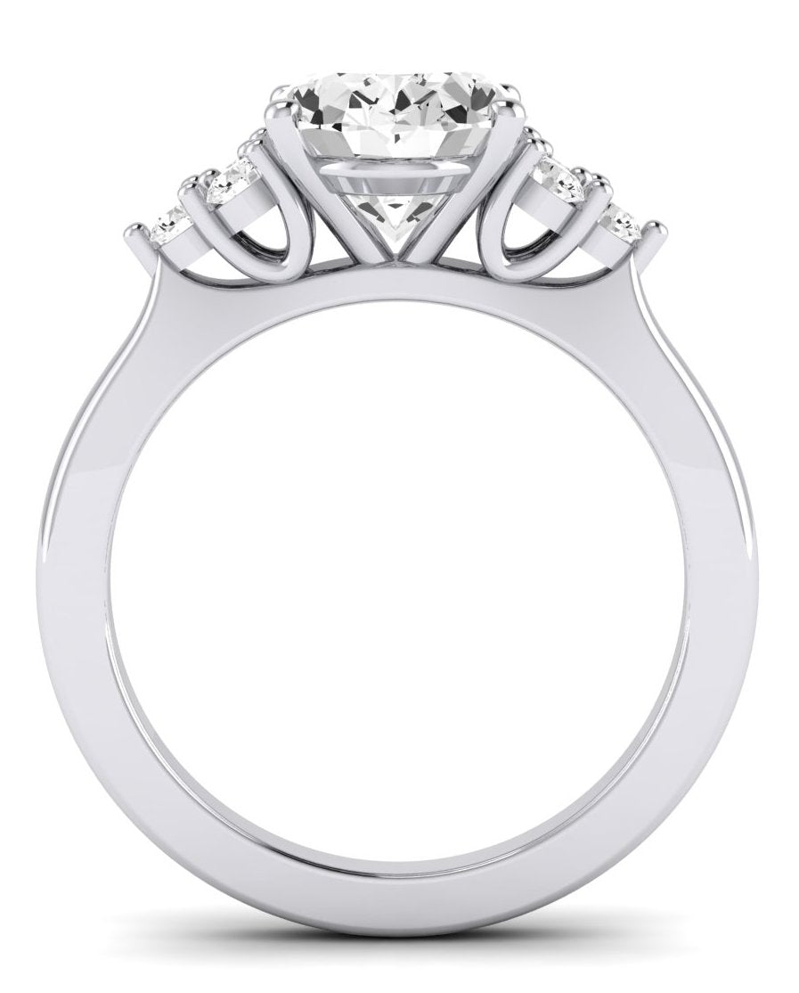 Alyssa Oval Diamond Engagement Ring (Lab Grown Igi Cert) whitegold