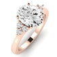 Alyssa Oval Diamond Engagement Ring (Lab Grown Igi Cert) rosegold