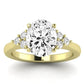 Alyssa Oval Diamond Engagement Ring (Lab Grown Igi Cert) yellowgold