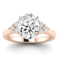 Alyssa Oval Diamond Engagement Ring (Lab Grown Igi Cert) rosegold