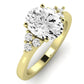 Alyssa Oval Diamond Engagement Ring (Lab Grown Igi Cert) yellowgold