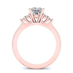 Alyssa Princess Diamond Bridal Set (Lab Grown Igi Cert) rosegold