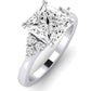 Alyssa Princess Diamond Engagement Ring (Lab Grown Igi Cert) whitegold