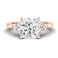 Alyssa Princess Diamond Engagement Ring (Lab Grown Igi Cert) rosegold