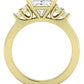 Alyssa Princess Diamond Engagement Ring (Lab Grown Igi Cert) yellowgold