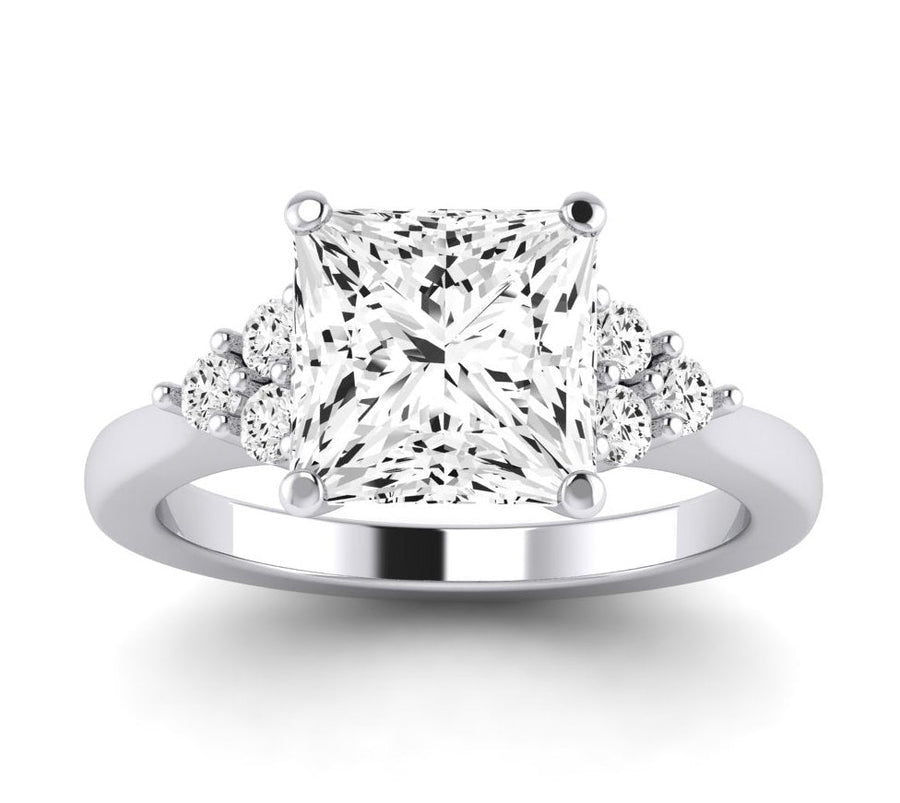 4.00 ct - Alyssa - Princess Lab Diamond Engagement Ring (IGI Certified)