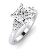 Alyssa Princess Moissanite Engagement Ring whitegold