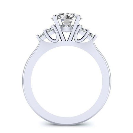 Alyssa Round Diamond Bridal Set (Lab Grown Igi Cert) whitegold