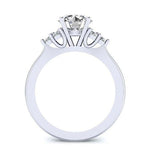 Alyssa Round Diamond Bridal Set (Lab Grown Igi Cert) whitegold