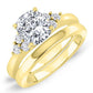 Alyssa Cushion Diamond Bridal Set (Lab Grown Igi Cert) yellowgold