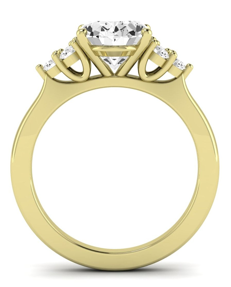 Alyssa Oval Diamond Engagement Ring (Lab Grown Igi Cert) yellowgold