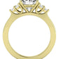 Alyssa Oval Diamond Engagement Ring (Lab Grown Igi Cert) yellowgold