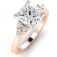 Alyssa Princess Diamond Engagement Ring (Lab Grown Igi Cert) rosegold