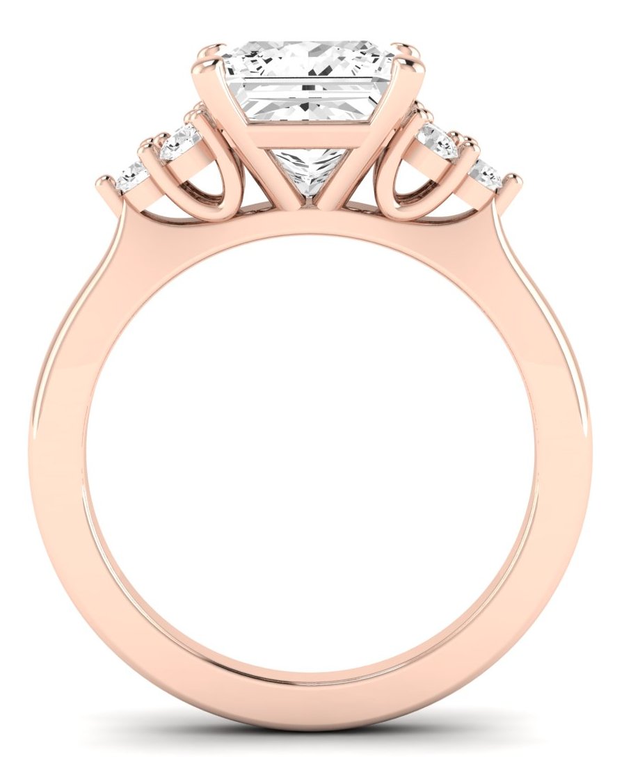 Alyssa Princess Diamond Engagement Ring (Lab Grown Igi Cert) rosegold