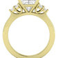 Alyssa Princess Diamond Engagement Ring (Lab Grown Igi Cert) yellowgold