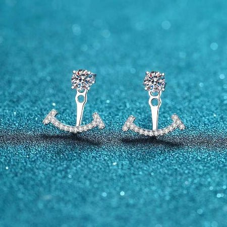 Andie Moissanite Earrings whitegold