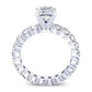 Angela Cushion Diamond Engagement Ring (Lab Grown Igi Cert) whitegold