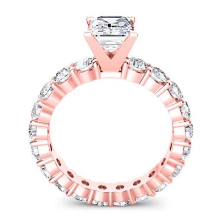 Angela Emerald Diamond Bridal Set (Lab Grown Igi Cert) rosegold