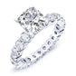 Angela Cushion Diamond Bridal Set (Lab Grown Igi Cert) whitegold