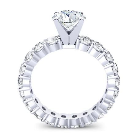 Angela Round Diamond Bridal Set (Lab Grown Igi Cert) whitegold