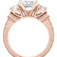 Angelonia Emerald Diamond Engagement Ring (Lab Grown Igi Cert) rosegold