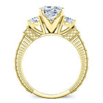 Angelonia Cushion Diamond Bridal Set (Lab Grown Igi Cert) yellowgold