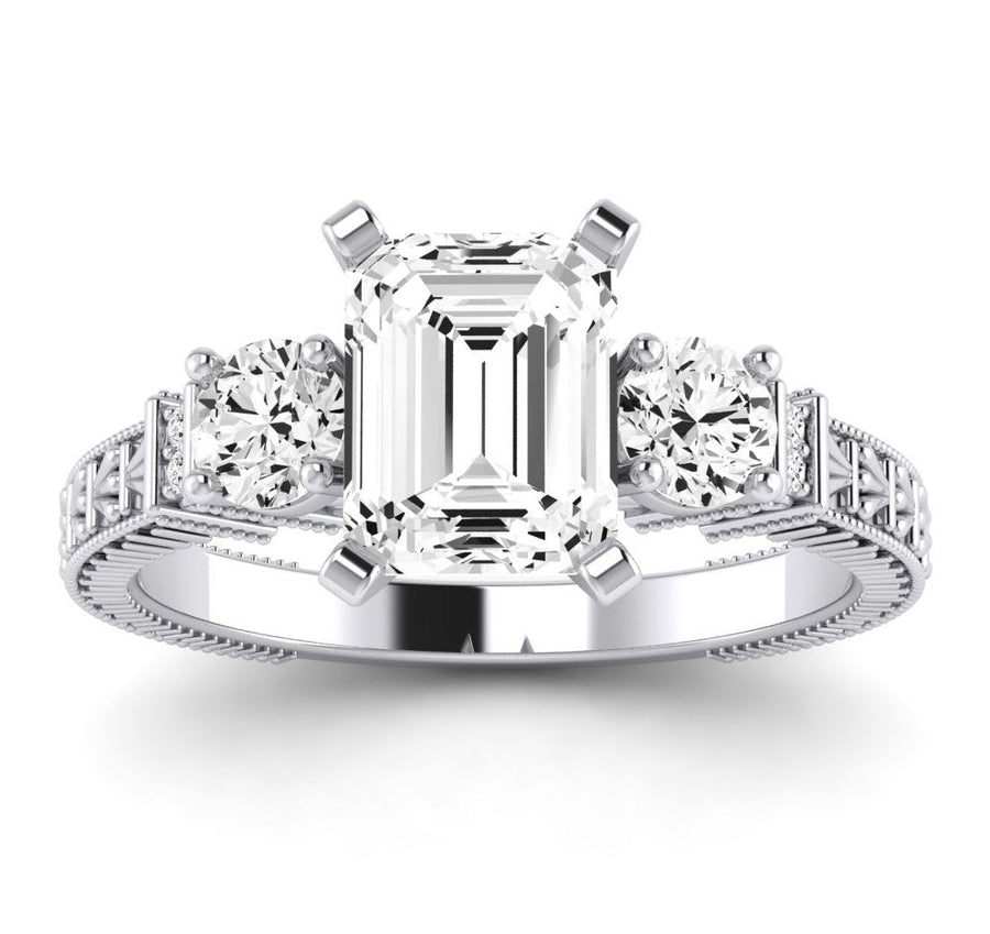 2.00 ct - Angelonia - GIA Natural Emerald Diamond Engagement Ring