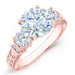 Angelonia Round Diamond Bridal Set (Lab Grown Igi Cert) rosegold