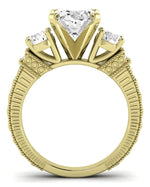 Angelonia Oval Diamond Engagement Ring (Lab Grown Igi Cert) yellowgold