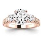 Angelonia Oval Diamond Engagement Ring (Lab Grown Igi Cert) rosegold