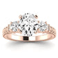 Angelonia Oval Diamond Engagement Ring (Lab Grown Igi Cert) rosegold