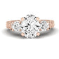 Angelonia Oval Diamond Engagement Ring (Lab Grown Igi Cert) rosegold