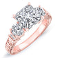 Angelonia Princess Diamond Engagement Ring (Lab Grown Igi Cert) rosegold