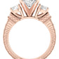 Angelonia Oval Diamond Engagement Ring (Lab Grown Igi Cert) rosegold