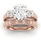 Angelonia Oval Diamond Bridal Set (Lab Grown Igi Cert) rosegold