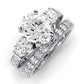 Angelonia Oval Diamond Bridal Set (Lab Grown Igi Cert) whitegold