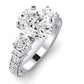 Angelonia Oval Diamond Engagement Ring (Lab Grown Igi Cert) whitegold