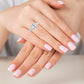 Angelonia Oval Diamond Engagement Ring (Lab Grown Igi Cert) whitegold