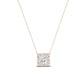 Angelwing Oval Cut Lab Diamond Halo Necklace - BeverlyDiamonds