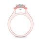 Anise Cushion Diamond Engagement Ring (Lab Grown Igi Cert) rosegold