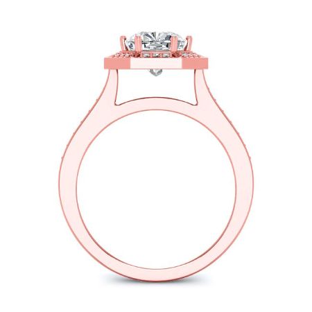 Anise Cushion Diamond Engagement Ring (Lab Grown Igi Cert) rosegold