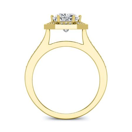 Anise Cushion Diamond Bridal Set (Lab Grown Igi Cert) yellowgold